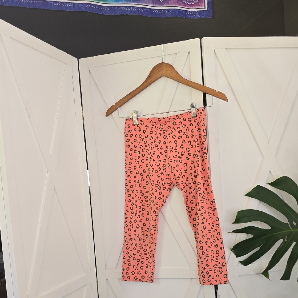 Joe Fresh Pink Floral Leggings